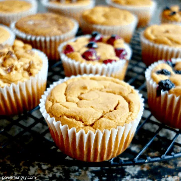 Vegan Oil-Free Chickpea Muffins (GF, Grain-free)