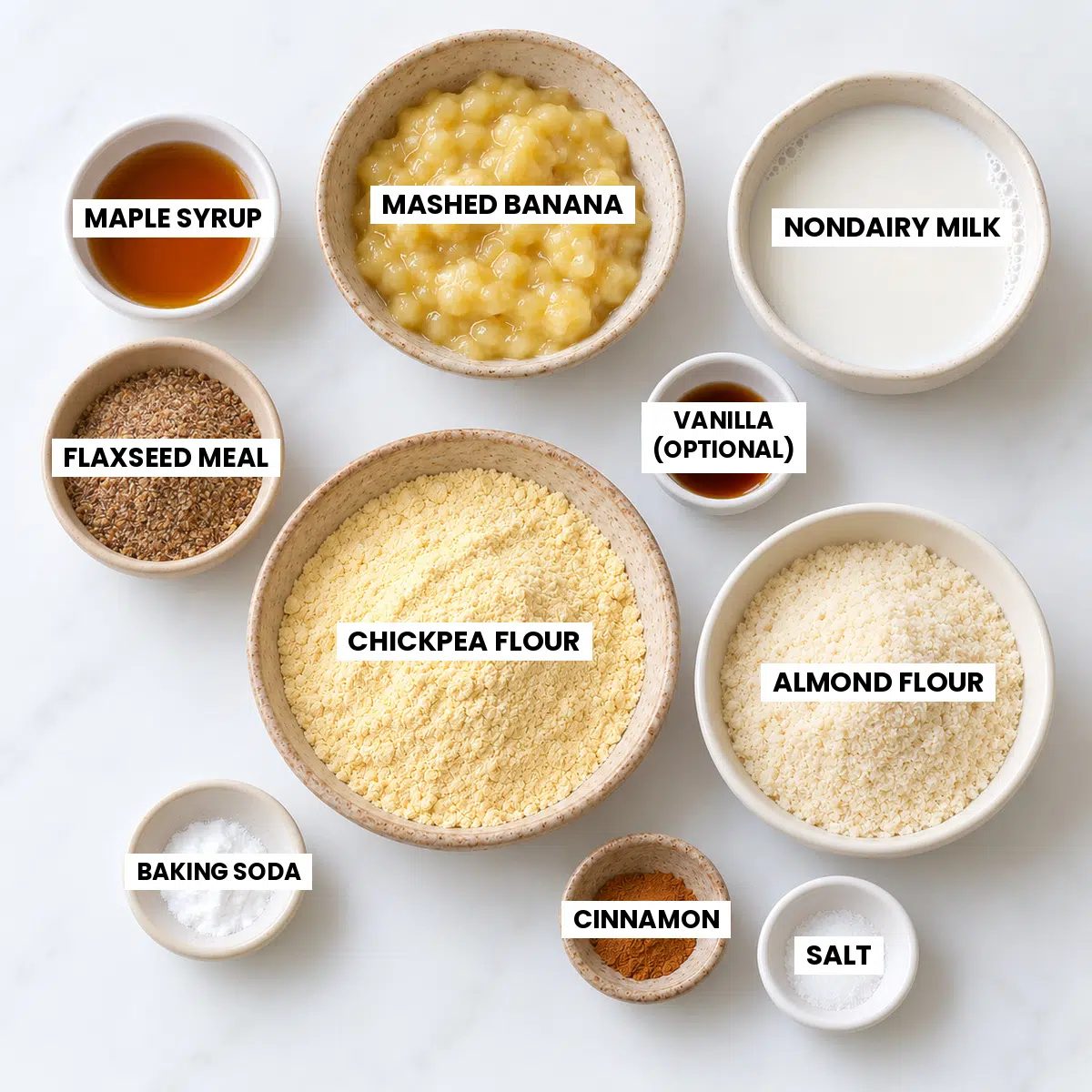 almond flour banana waffles ingredients