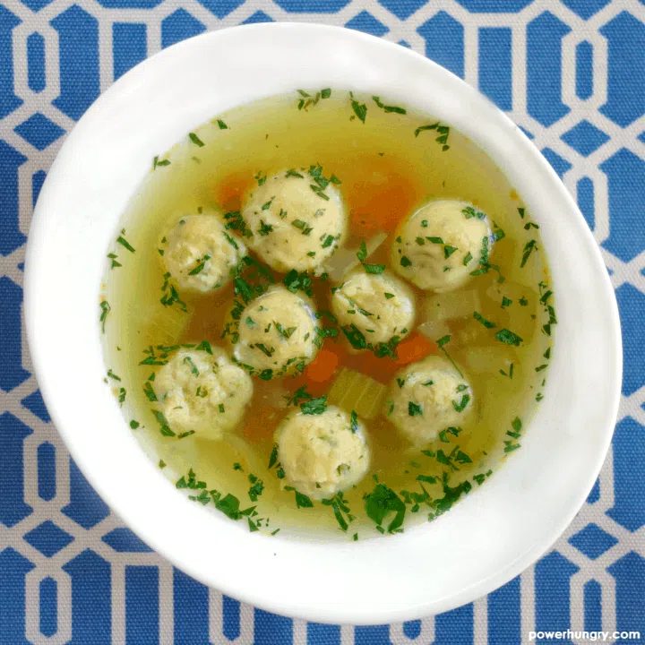 Grain-Free Vegan Matzo Ball Soup