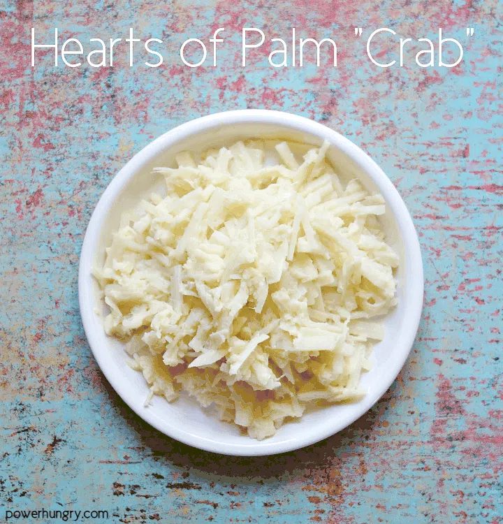 Shredded Hearts of Palm Vegan Crab