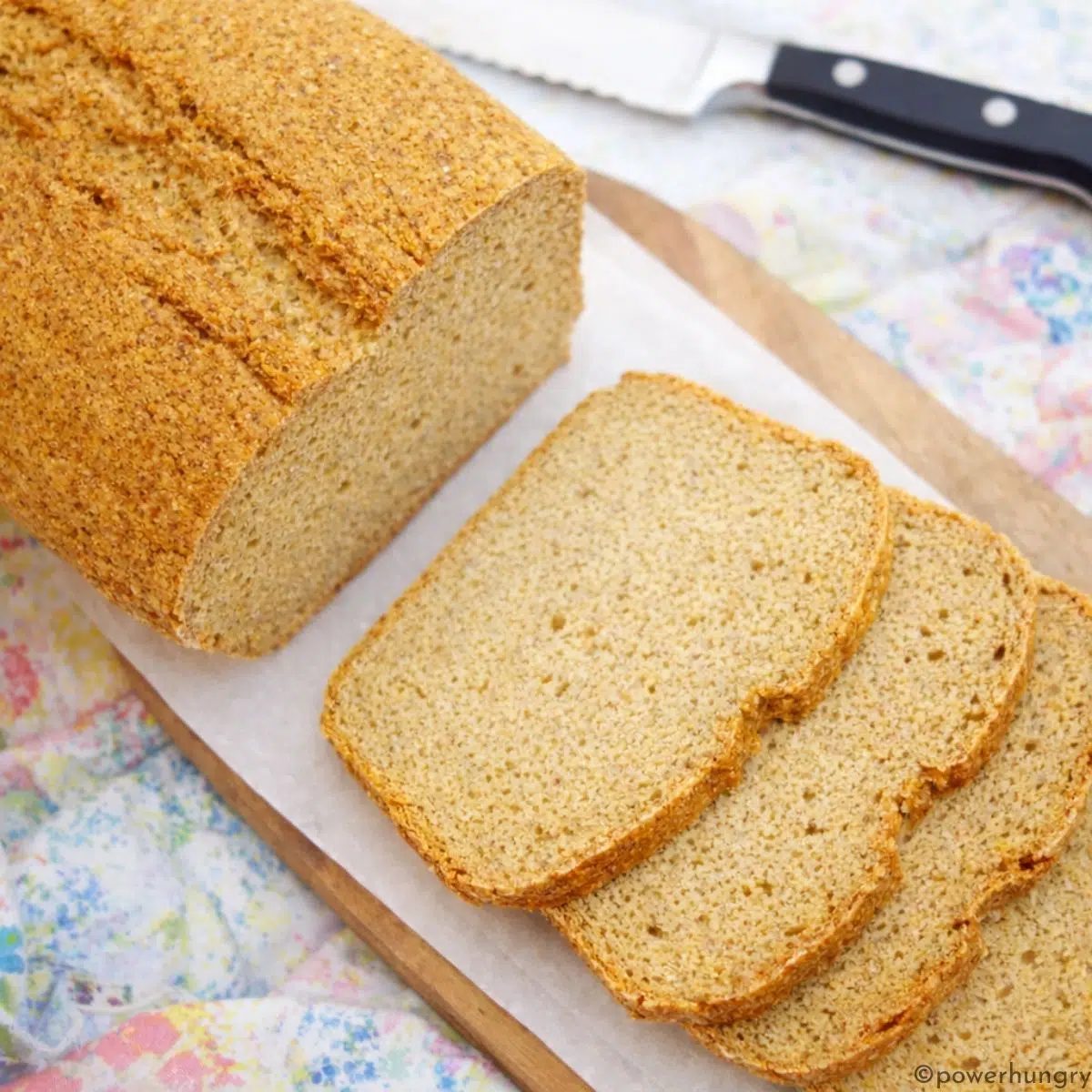 High Protein Chickpea Bread (Made with Canned Chickpeas, 4 Ingredients)
