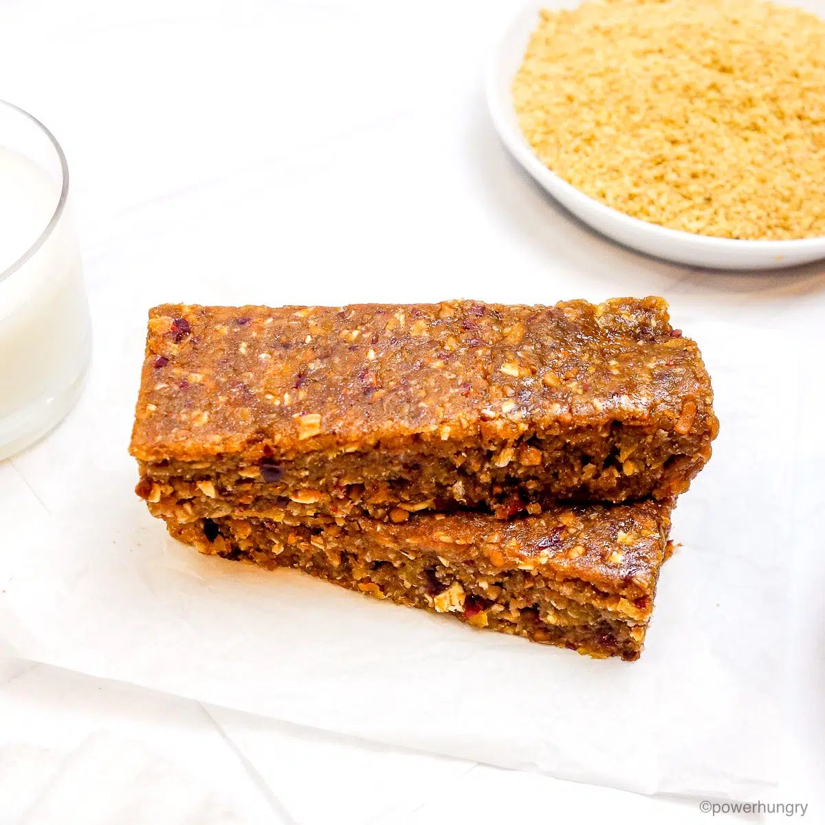 Flax protein bars
