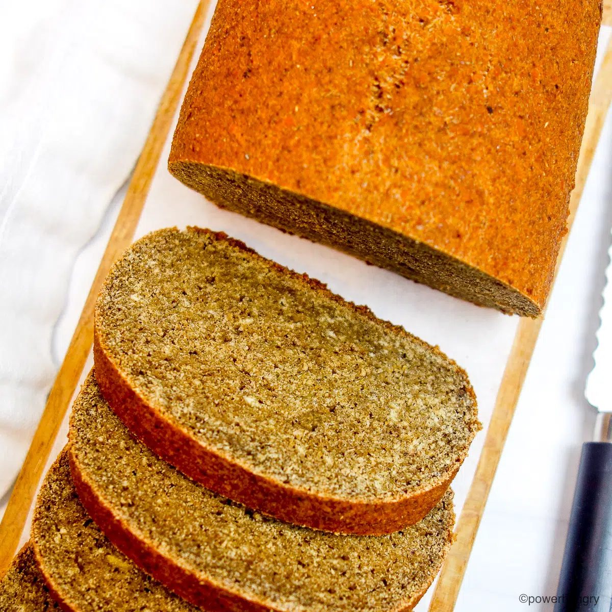 sliced lentil pumpkin bread