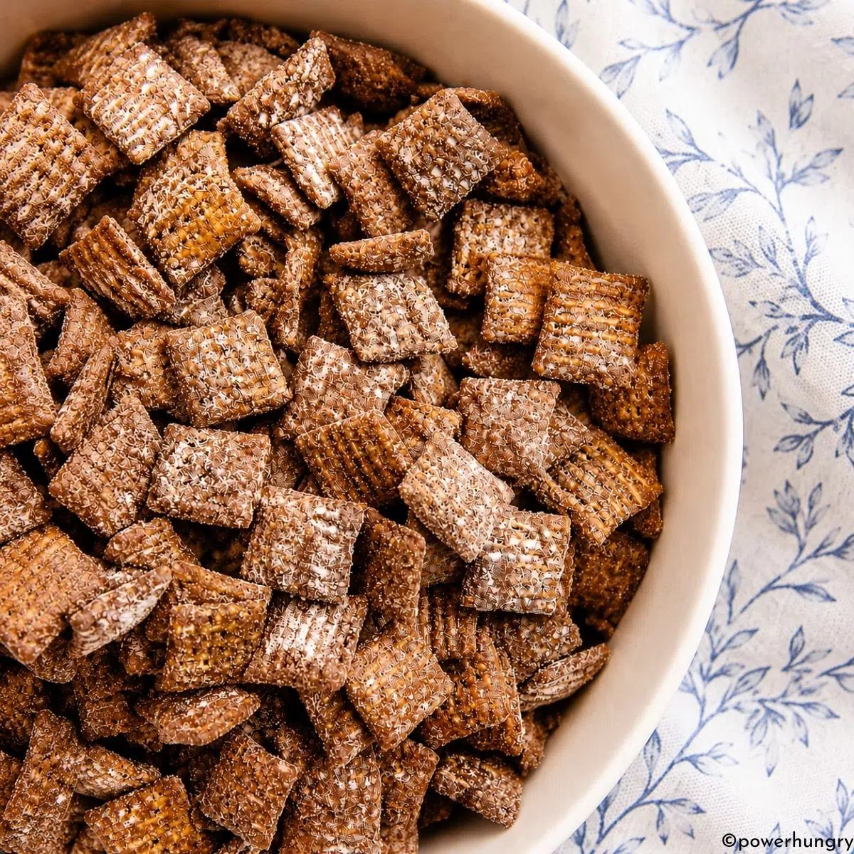 overhead shot of high protein puppy chow