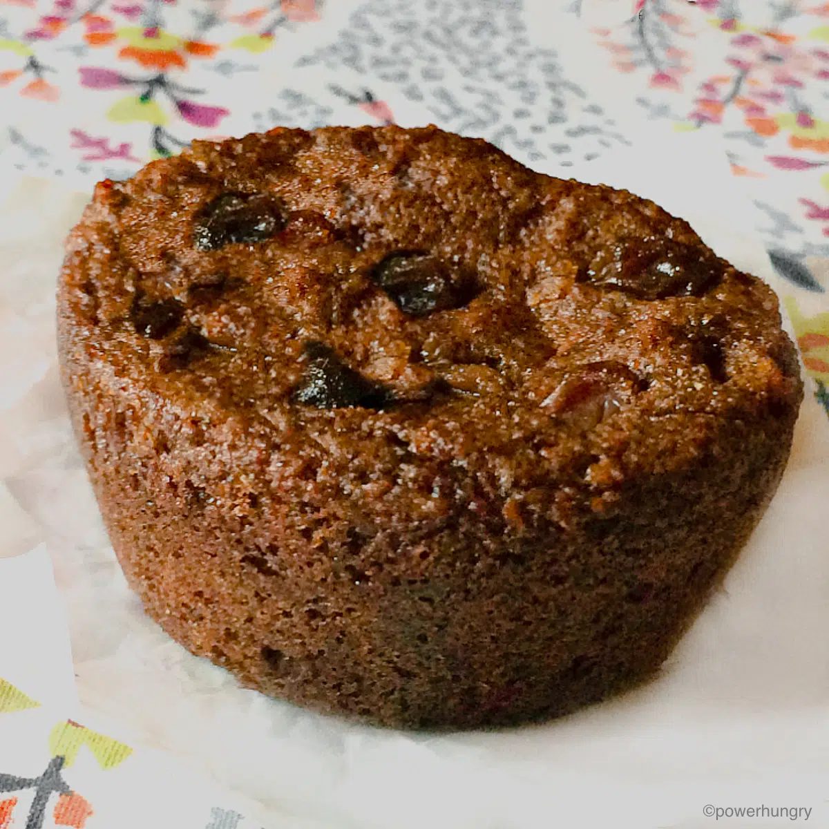 high protein teff bread on a piece of parchment paper