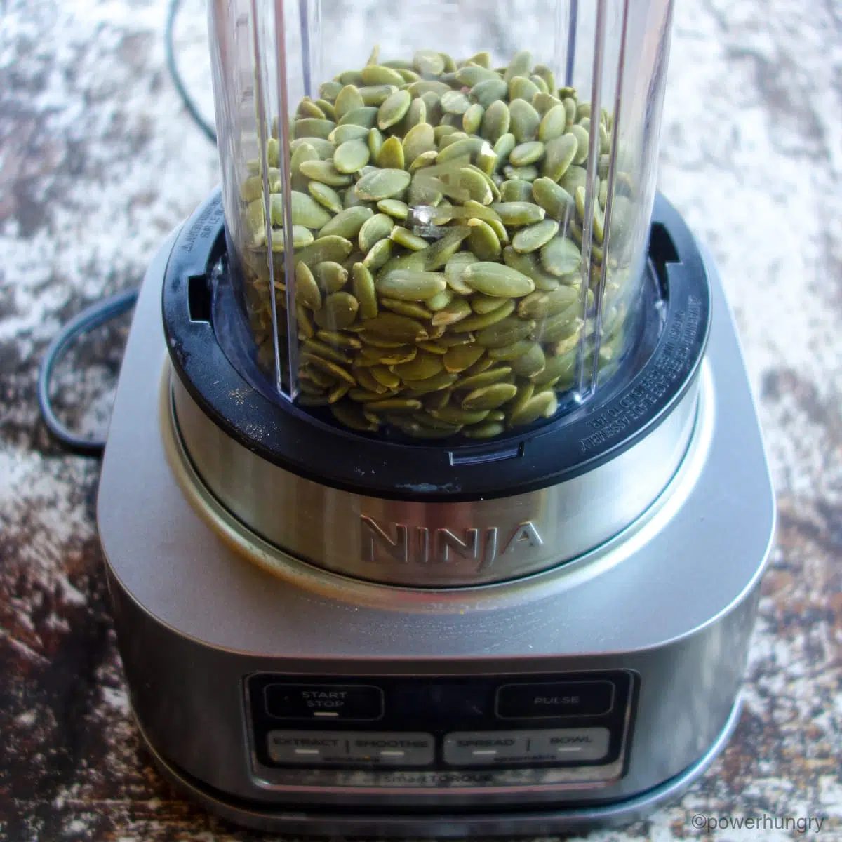 pepitas in a bullet style blender