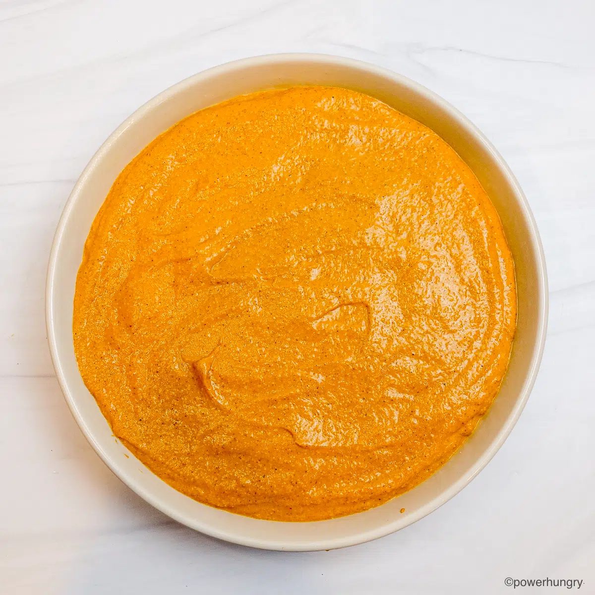oat pumpkin pie filling in prepared pan