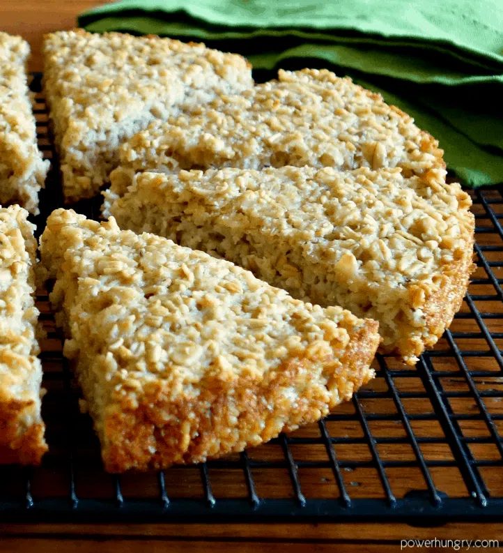 Rustic Irish Oat Scone Bread (Vegan, GF, Oil-free)