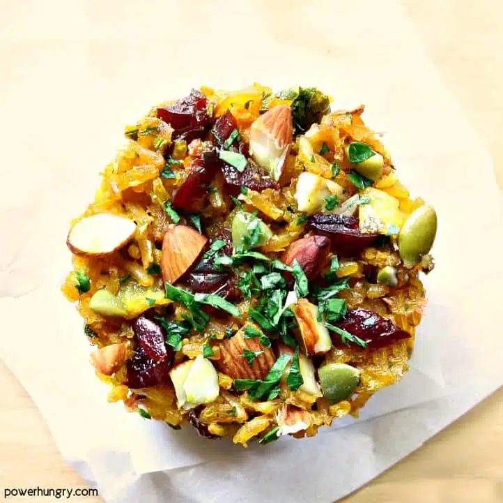 Jeweled Turmeric Rice Cups {vegan, gluten-free, portable}