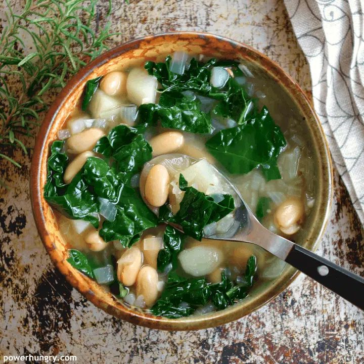 Kale Potato & White Bean Soup (High-Protein, Vegan)
