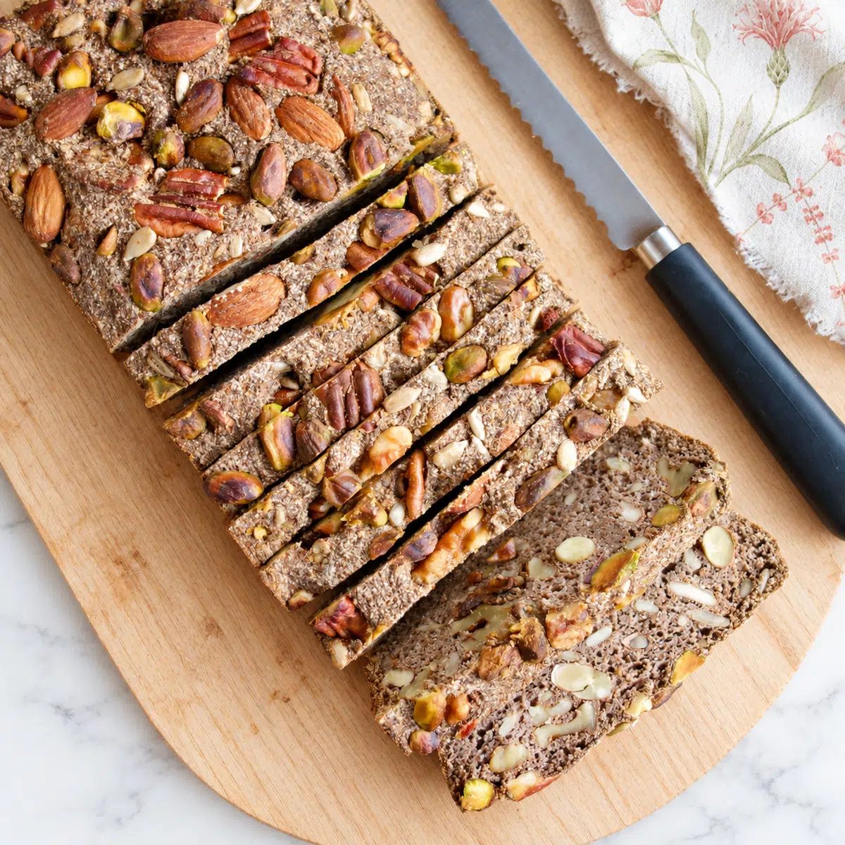 Vegan Coconut Flour Bread (4 Ingredients, Oil-Free)