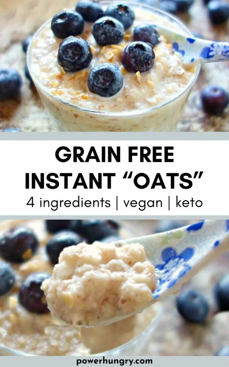2 PHOTO COLLAGE FOR GRAIN FREE INSTANT OATS