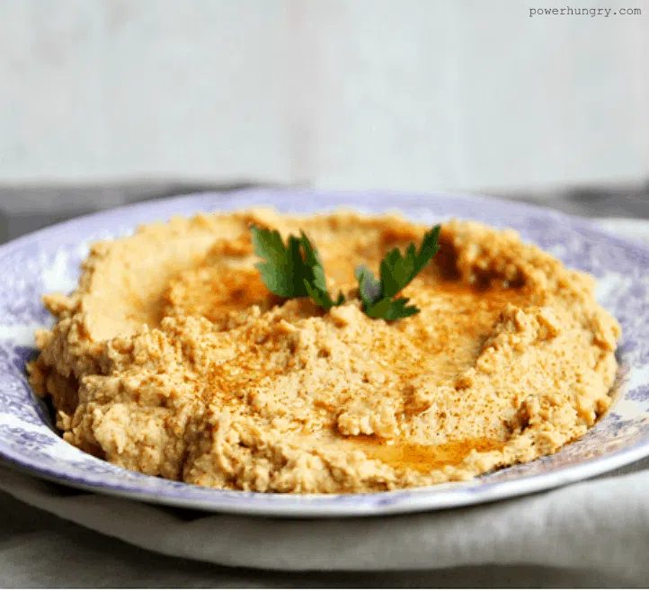 Lemony Roasted Parsnip Hummus (no beans, no tahini)
