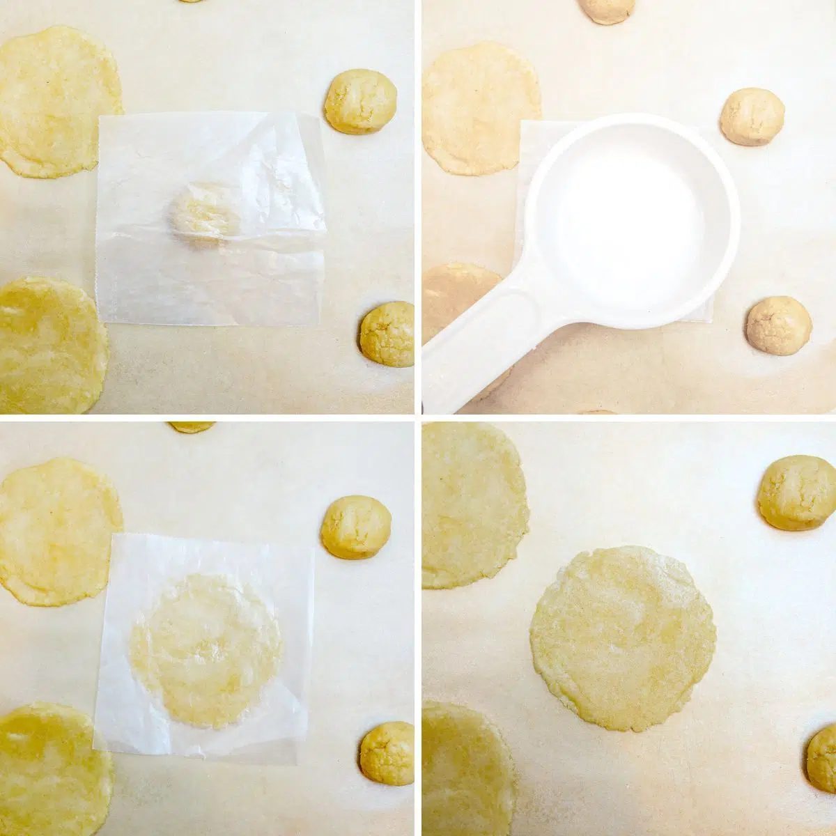 4 step crackers flattening photo collage