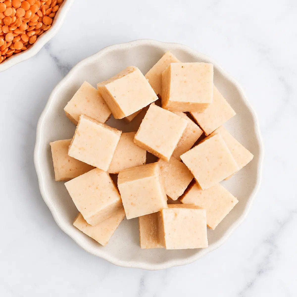 Mind-Blowing Red Lentil Tofu (Soy-Free, 1 Ingredient)