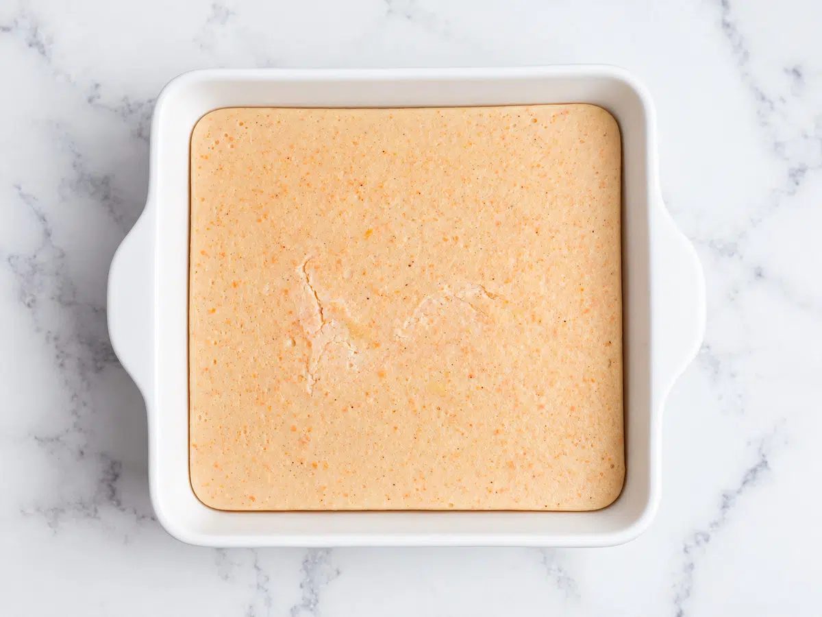 lentil tofu chilled in pan
