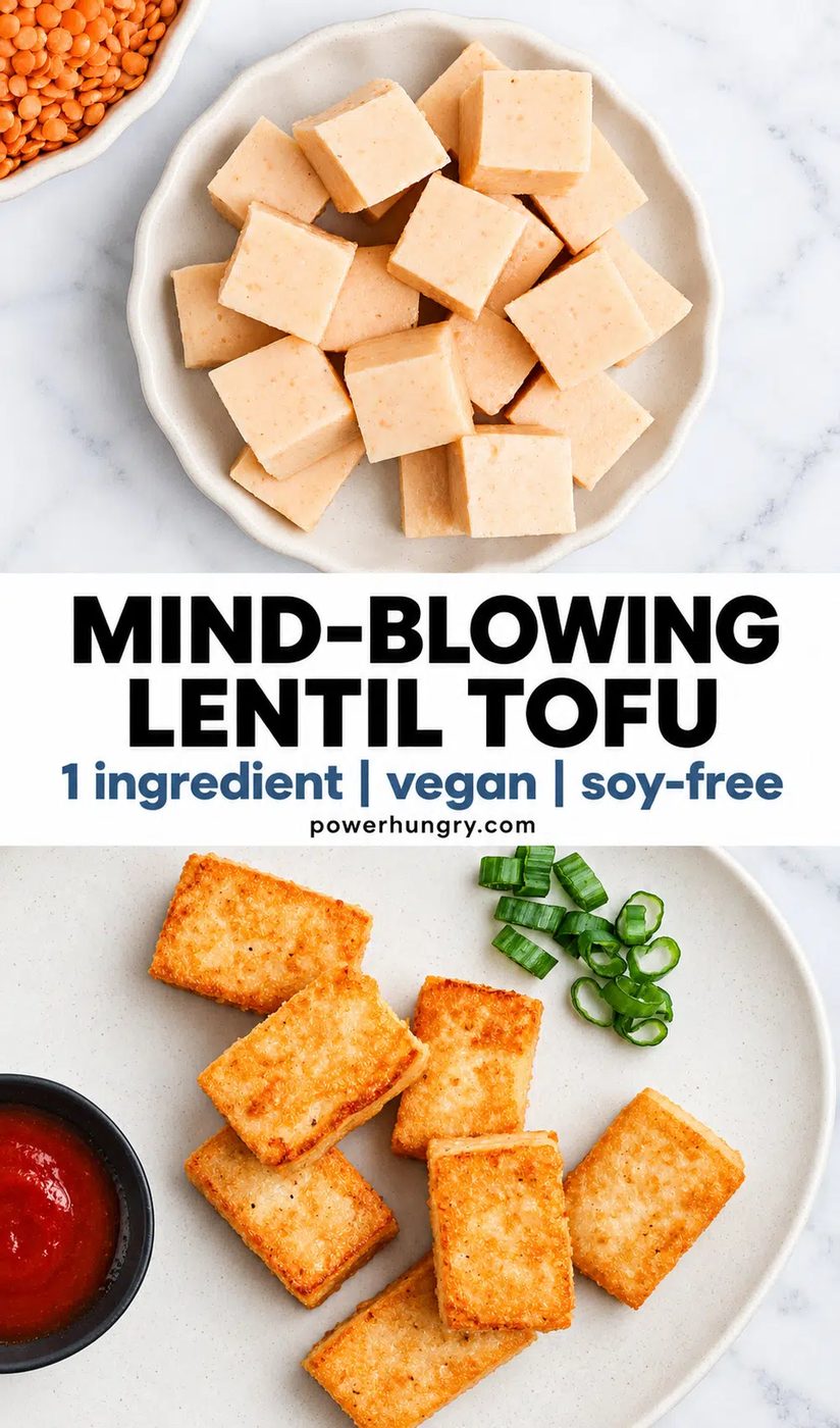 lentil tofu pinterest pin