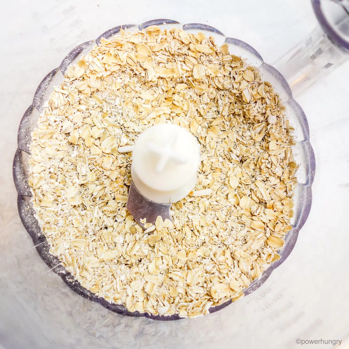 ground oats in a food processor