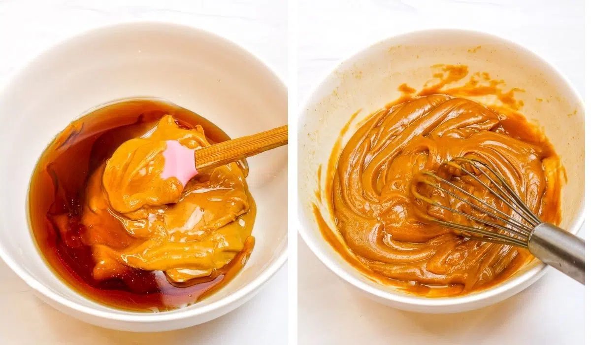 wet ingredients for straightforward no bake chocolate oat cookies