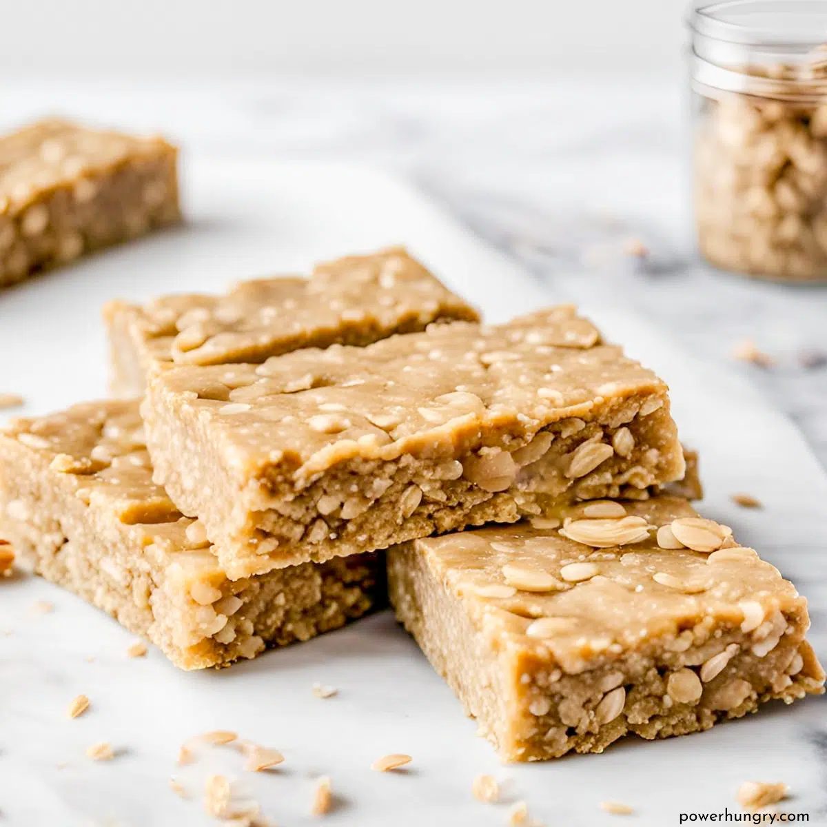 Vegan No-Bake Cookie Dough Protein Bars (4 ingredients)