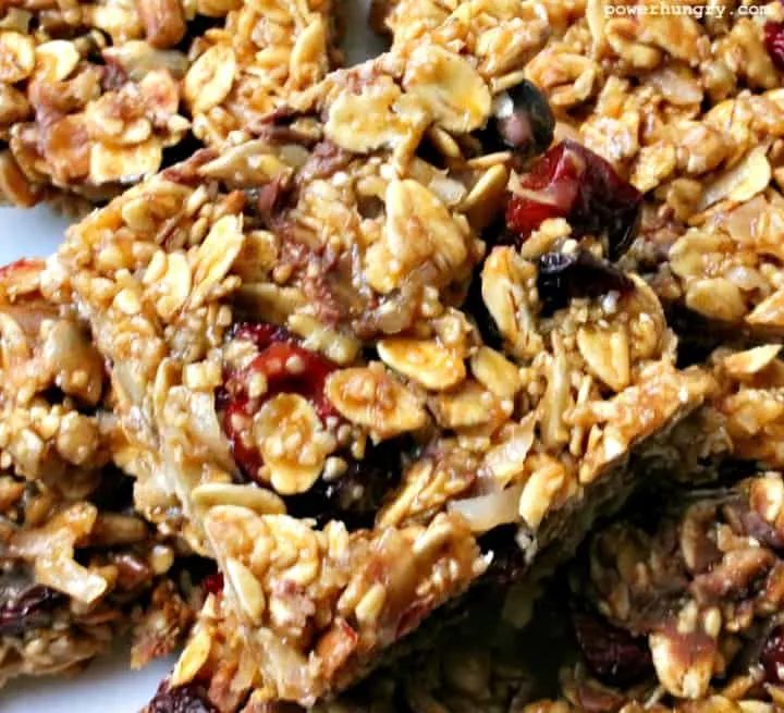 Vegan No-Bake Oat Protein Bars (4 ingredients, GF)