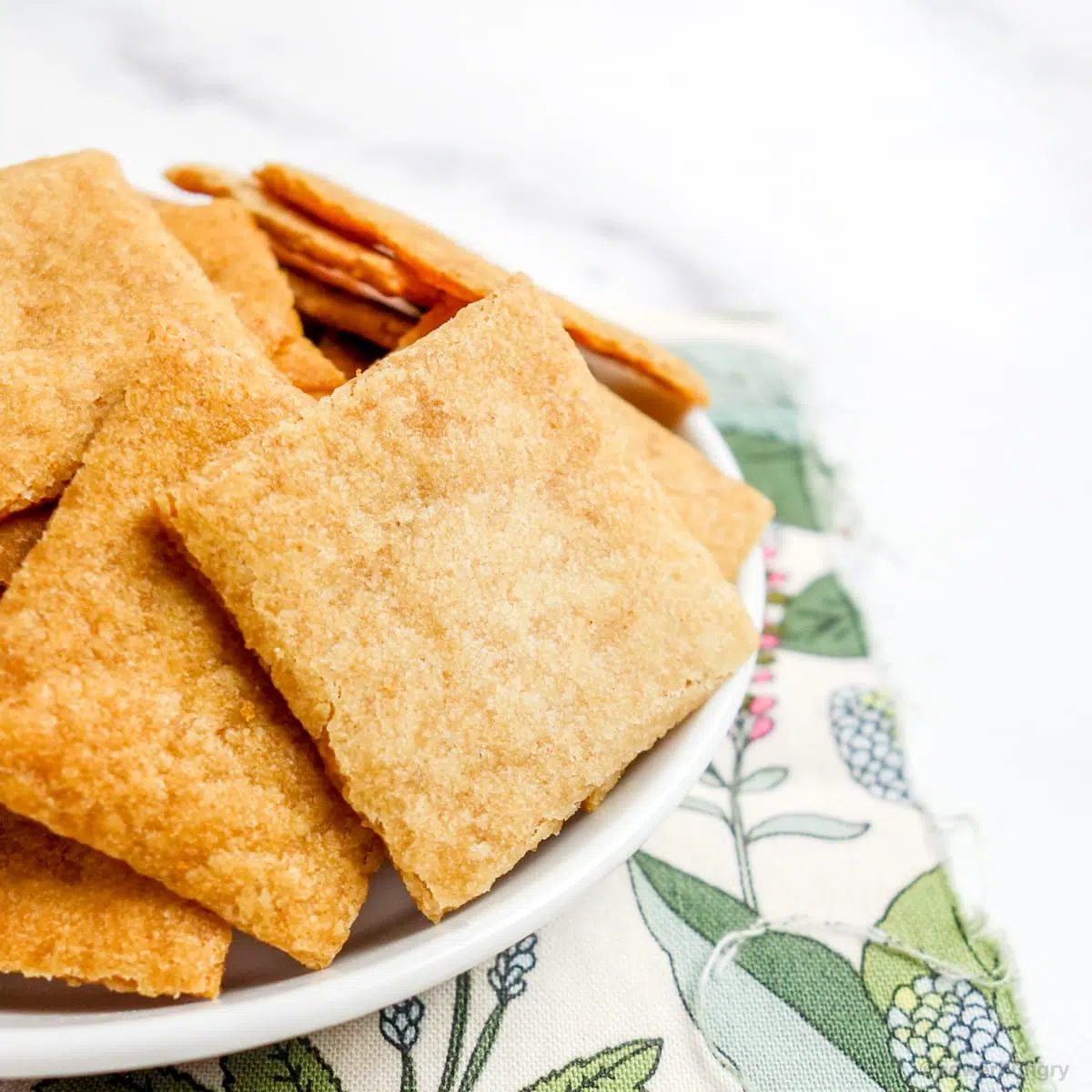 Straightforward No-Roll Cassava Flour Crackers (2 ingredients)