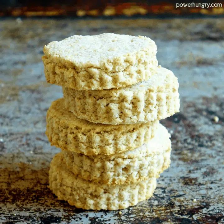 Coconut Flour Oat Biscuits (Vegan, Gluten-Free)
