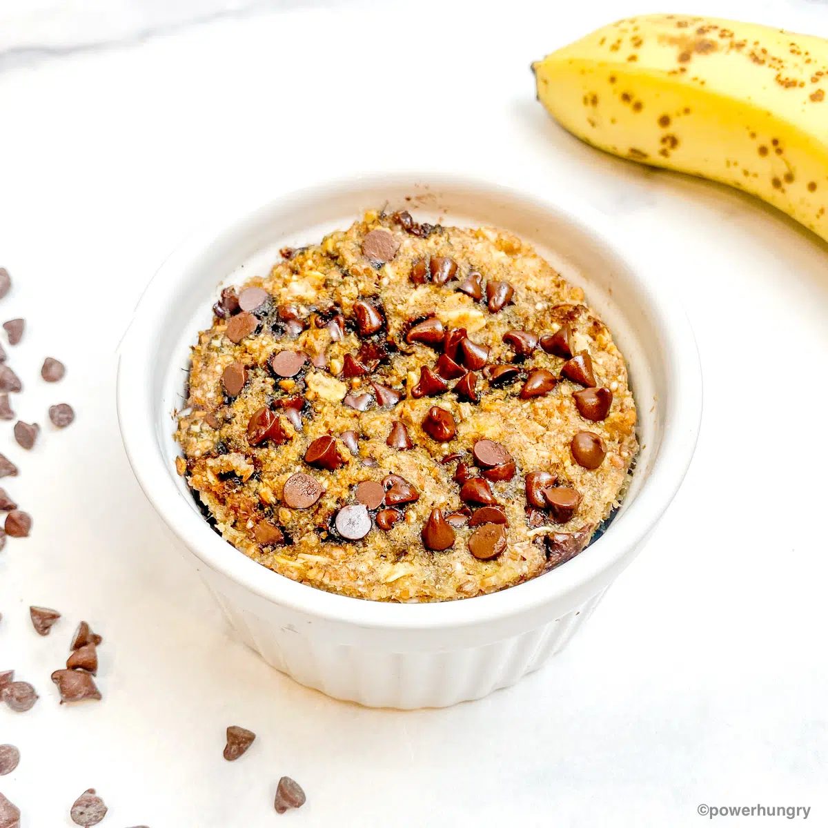 Oat Bran Muffin for One (Vegan, Oil-Free, GF)