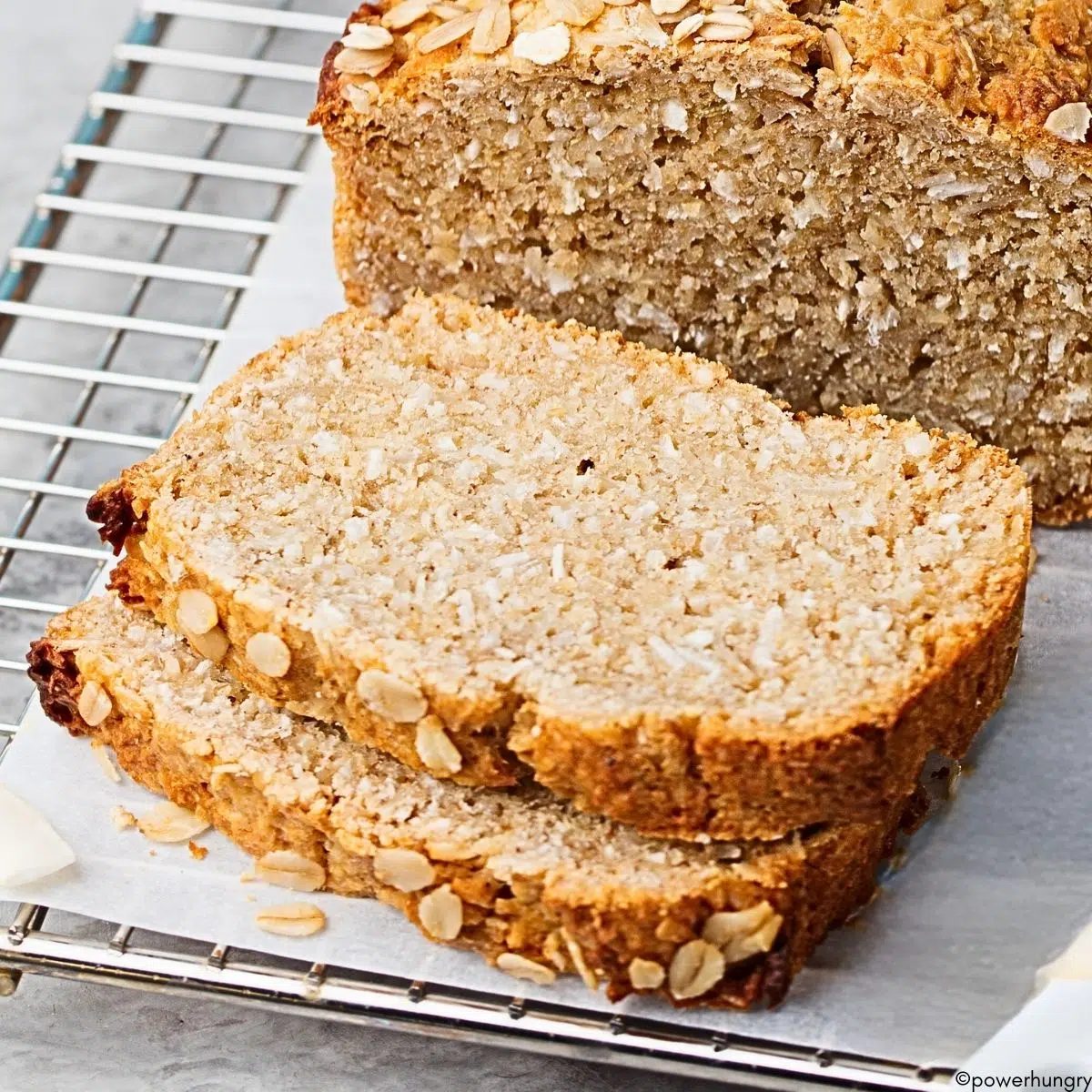 chickpea flour oat bread