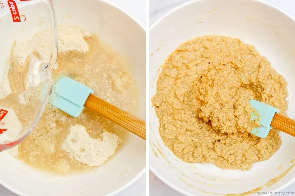making of oat fiber tortilla dough