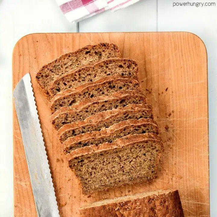 Oat Walnut Blender Bread (Vegan, Oil-free, GF)