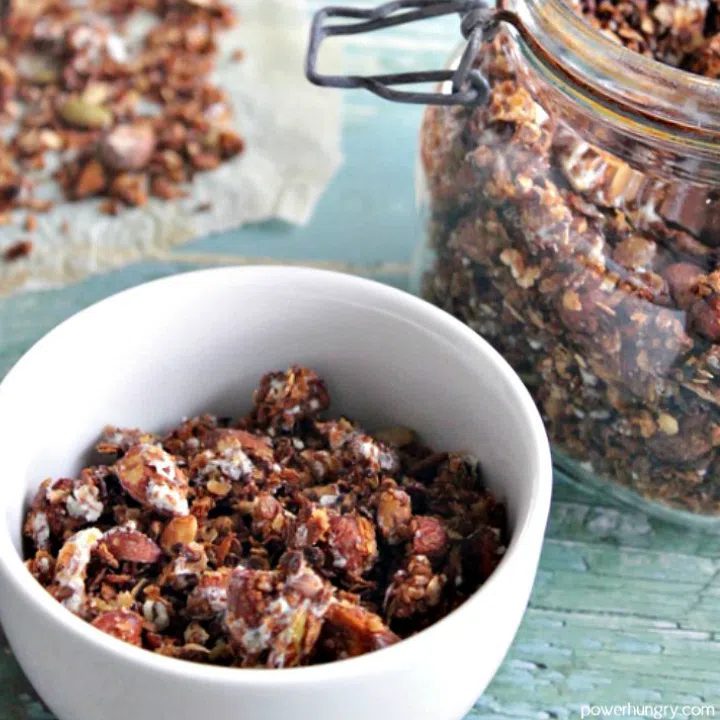 Oil-Free Chocolate Granola (Vegan, GF)