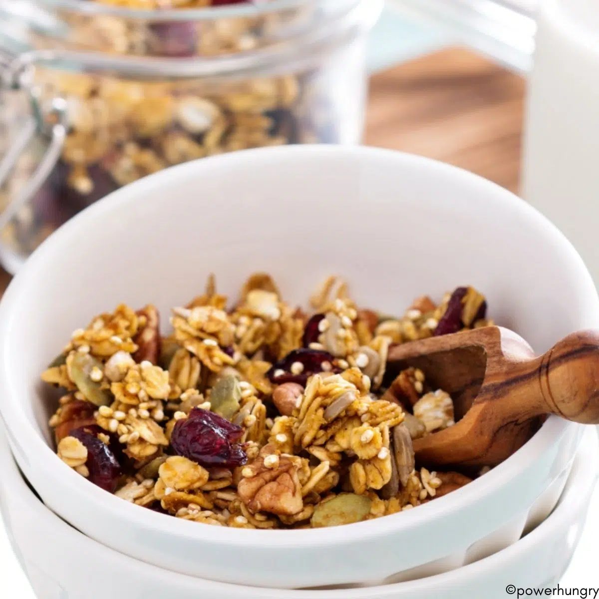 Oil-Free Quinoa Protein Granola (GF)