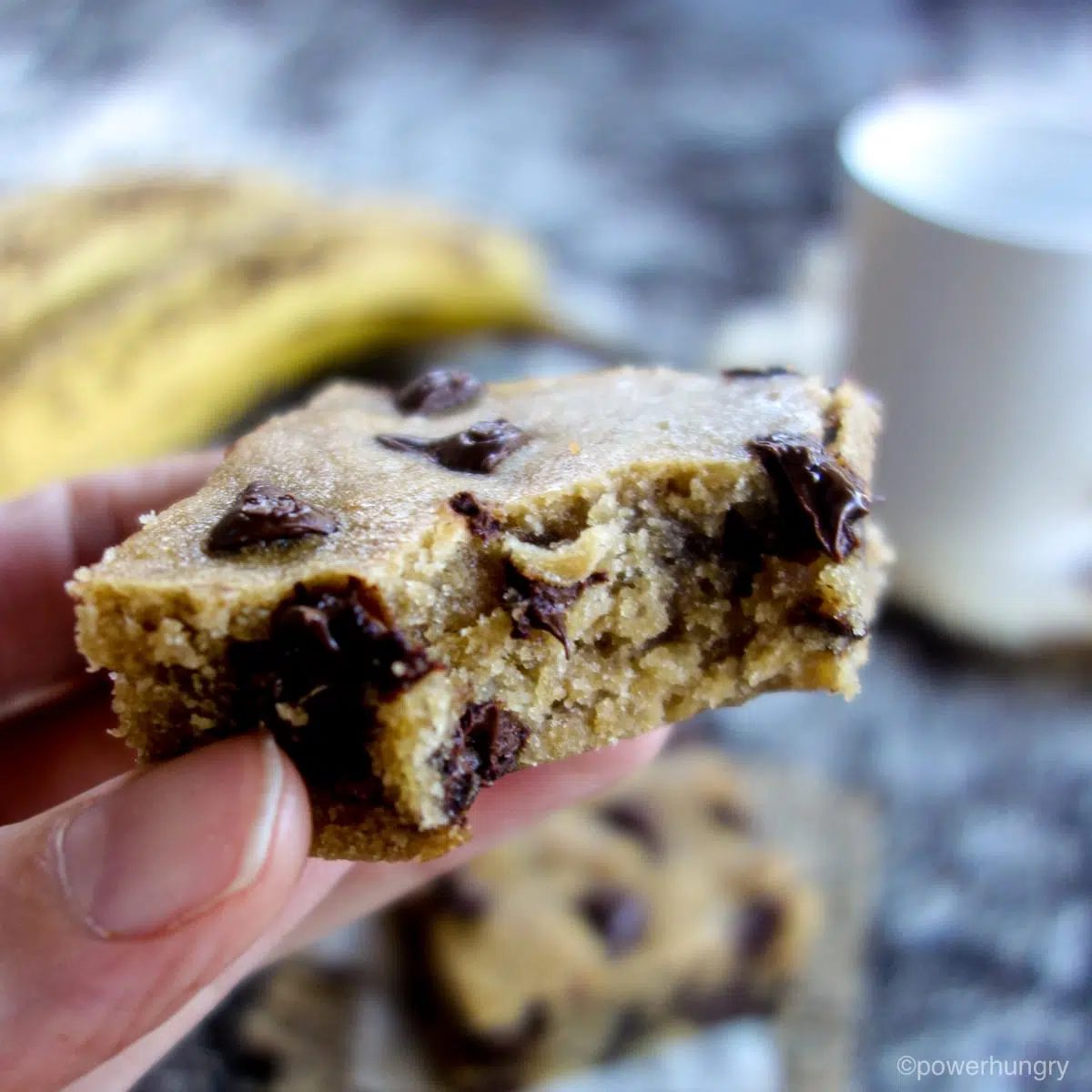 Vegan Oat Flour Banana Blondies (Gluten-Free)