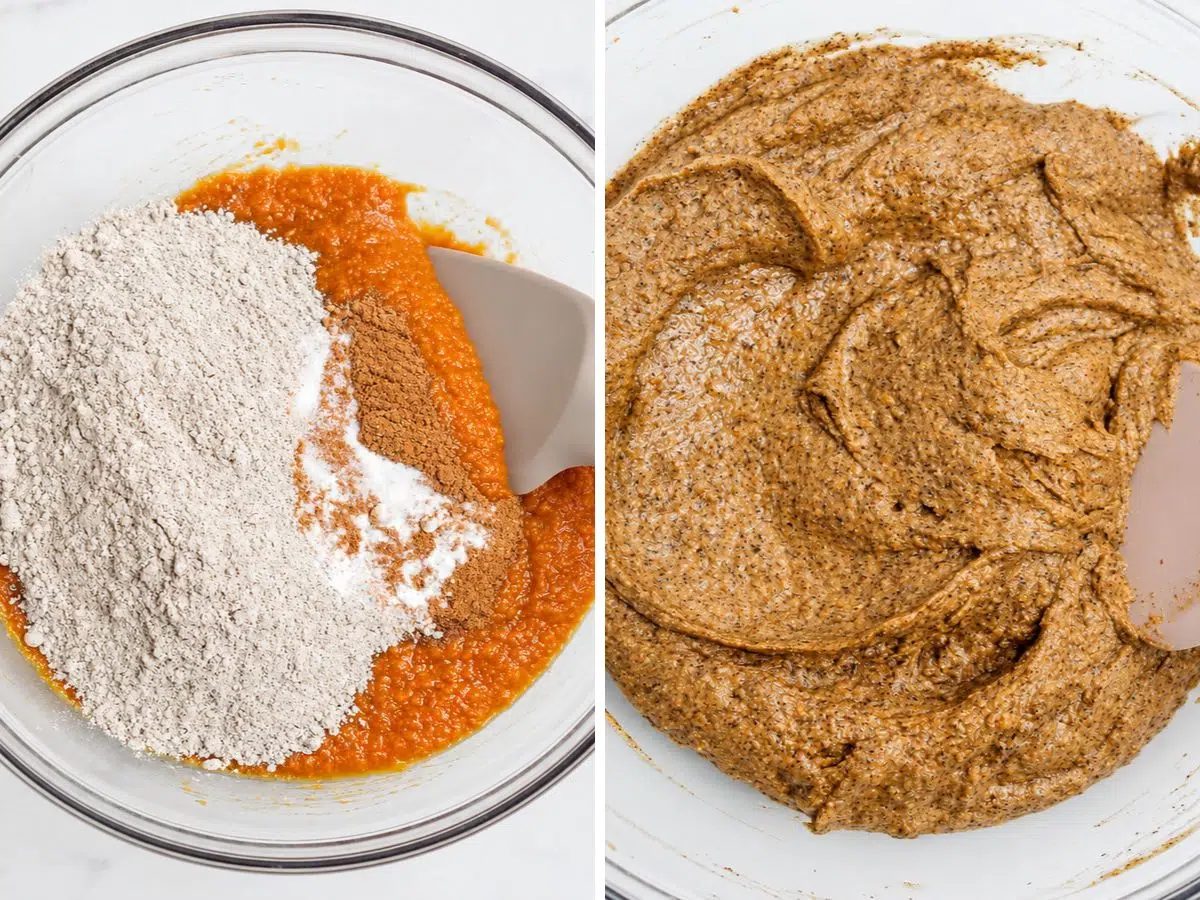 buckwheat pumpkin bread batter