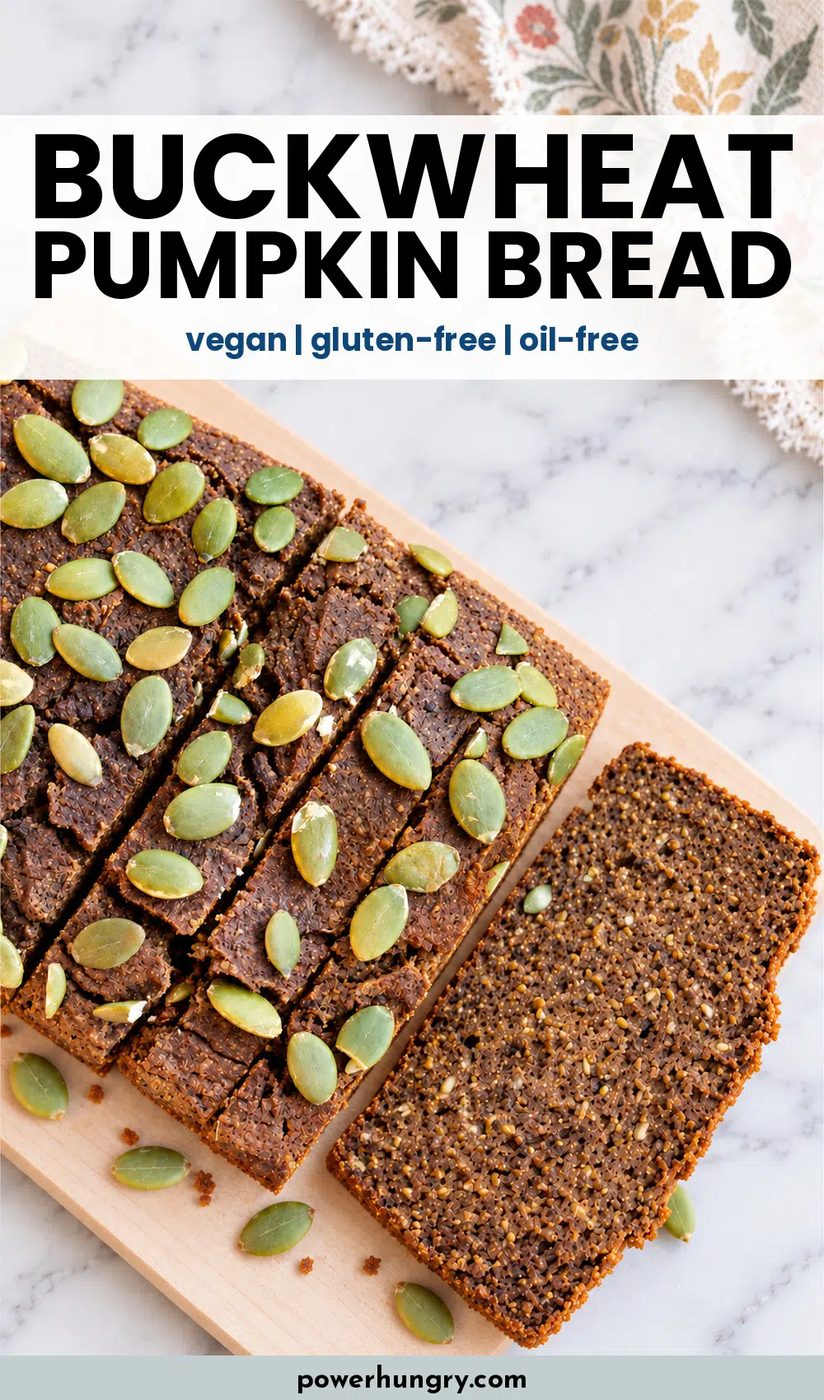 buckwheat pumpkin bread pinterest pin