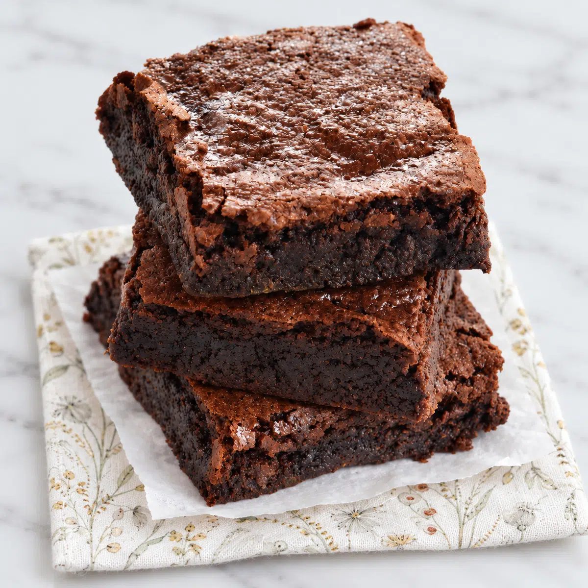 Fudgy Chickpea Flour Brownies