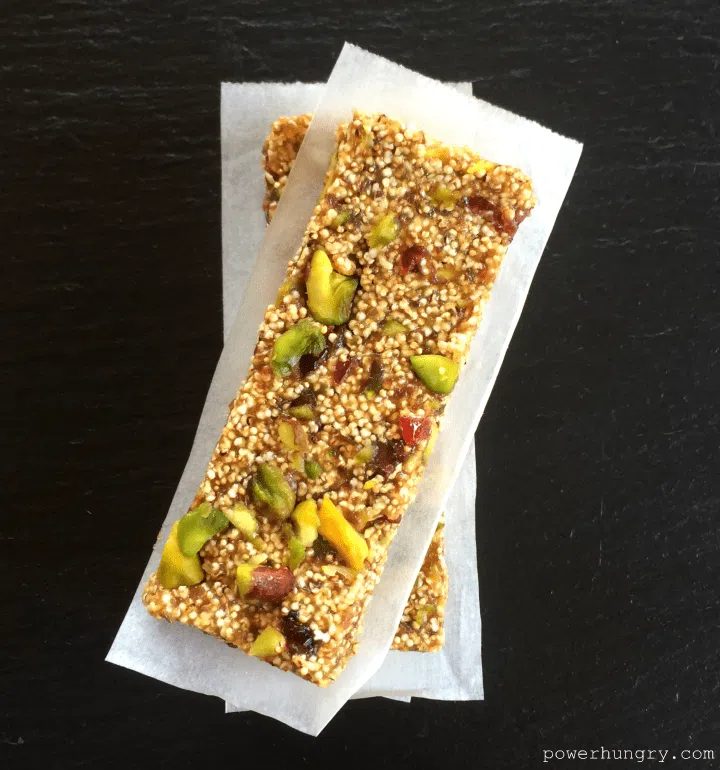 Popped Amaranth Energy Bars (Gluten-free)