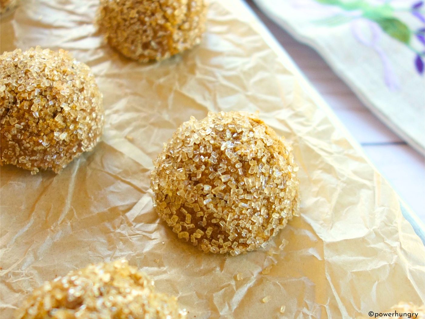 vegan pumpkin pie cookies on a baking sheet