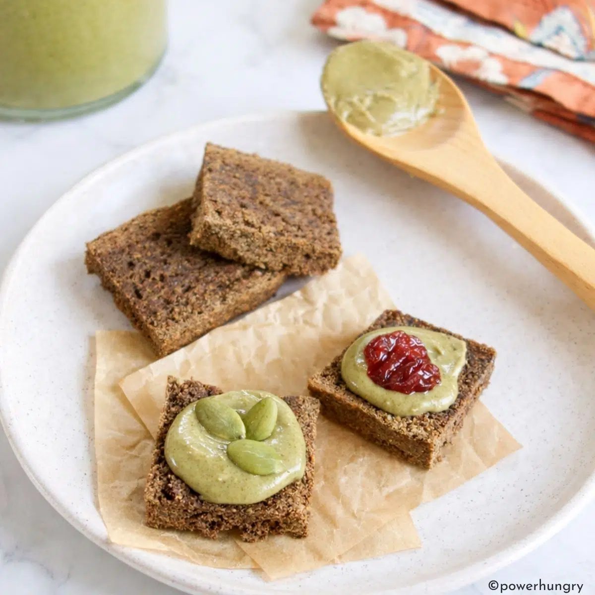 serving suggestions for kitchen-made pumpkin seed butter