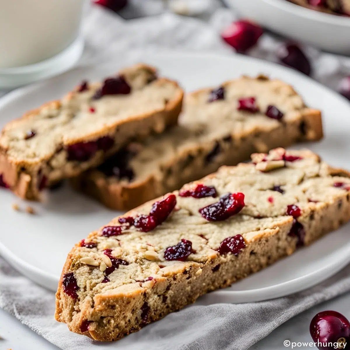 Quinoa Flour Biscotti (Vegan, GF)