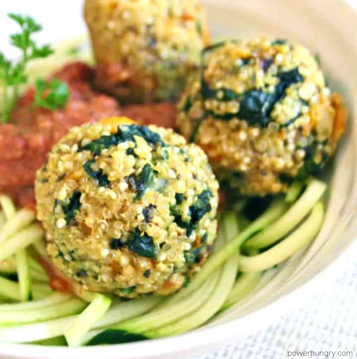 Vegan Gluten-Free Quinoa Kale Meatballs (high protein)