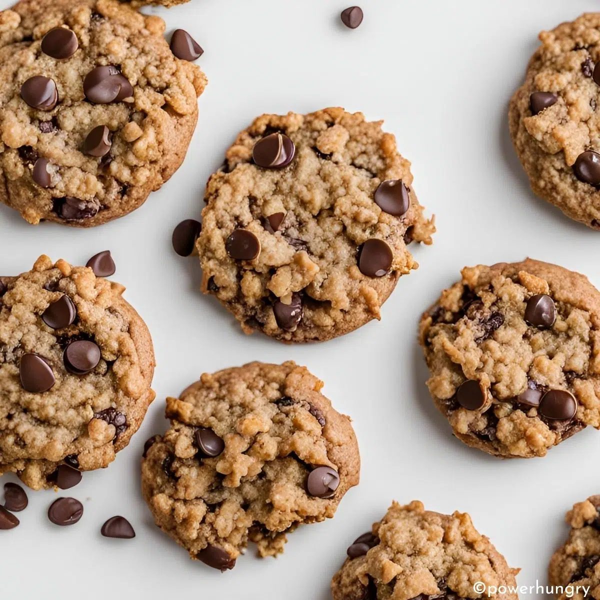 Quinoa Oatmeal Chocolate Chip Cookies (Vegan, GF)