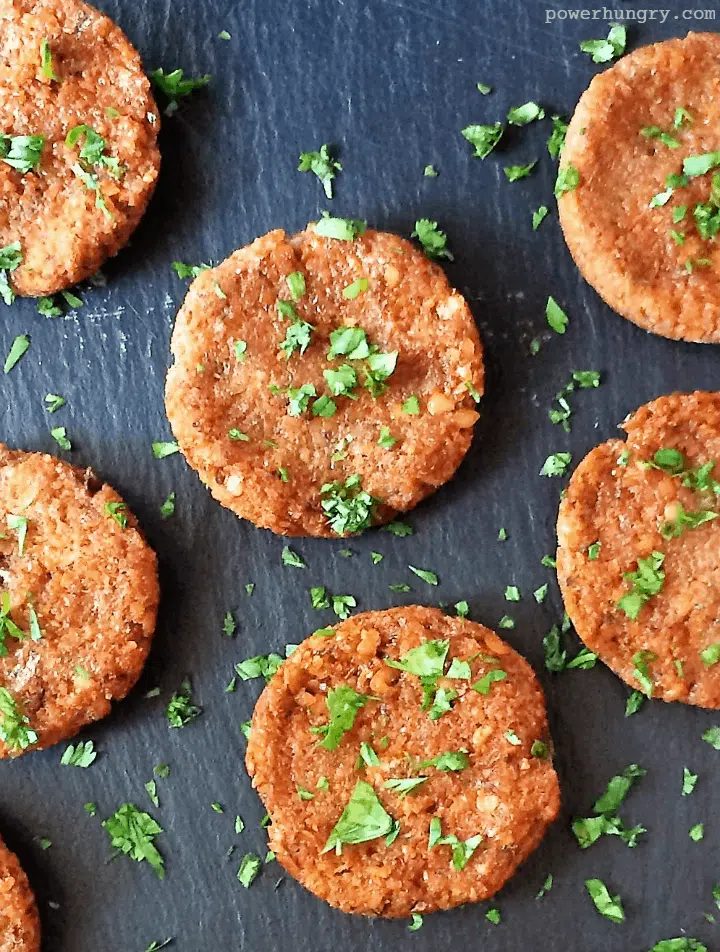 Baked Red Lentil Kefta (Vegan, Grain-Free)