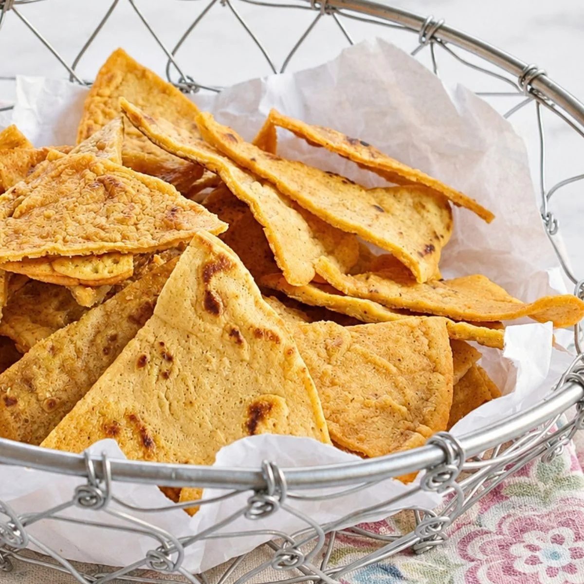 Crispy Baked Lentil Chips