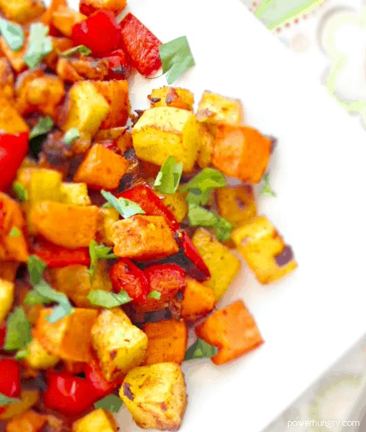 Roasted Carrot Parsnip Hash {Vegan, Paleo}