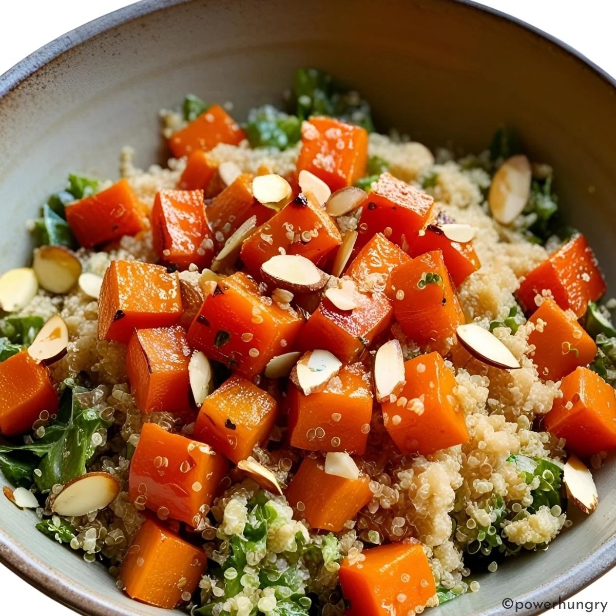 High Protein Carrot Quinoa Salad (Oil-free, GF)