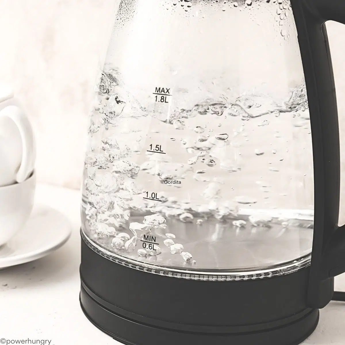 boiling water