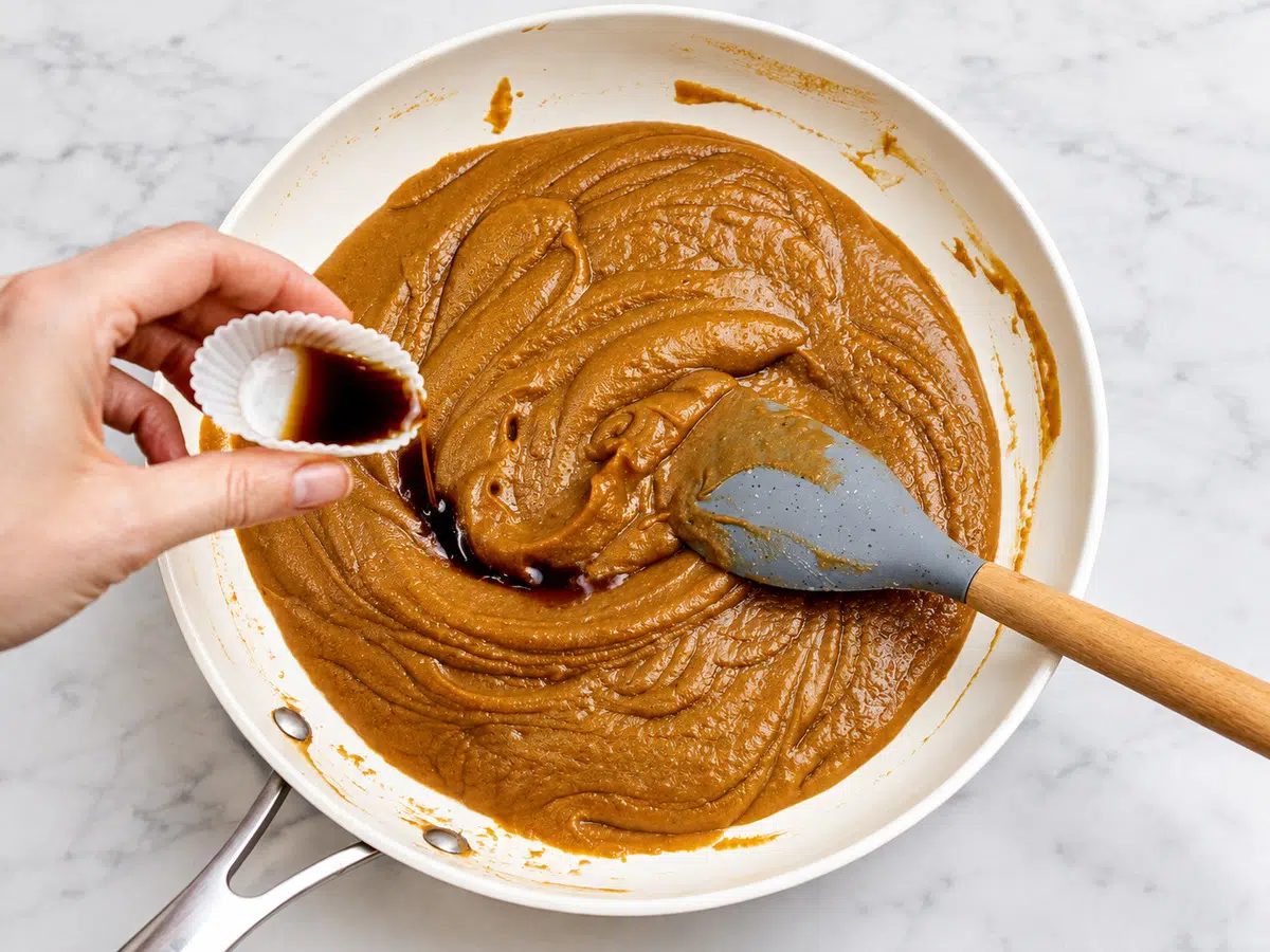 added vanilla for roasted chickpea butter