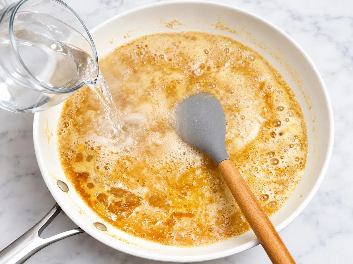added boiling water for roasted chickpea butter